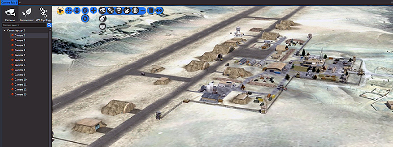 nupsys, nusim, 3d visualization, military instalations, bases, training camps